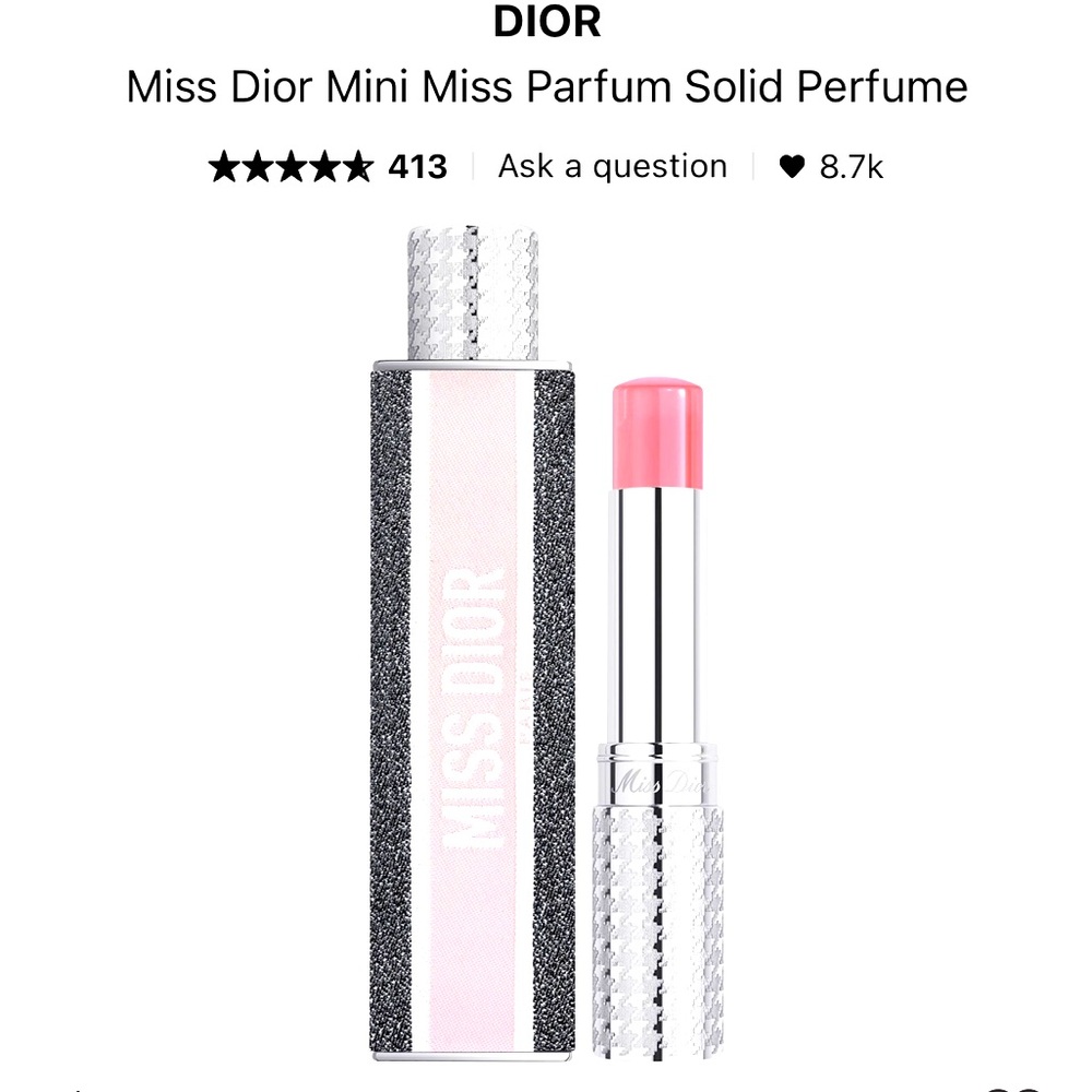 Dior Miss Dior Mini Parfum Solid Perfume - Pink,3.2 gr.(0.11 oz)